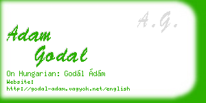 adam godal business card
